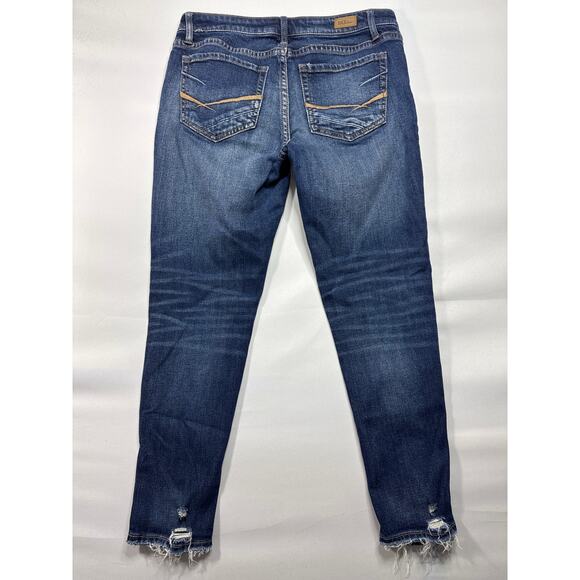 BKE Buckle Women's Stella Slim Fit Low Rise Ankle Skinny Jeans - Size 28 (30x27) - Picture 2 of 6